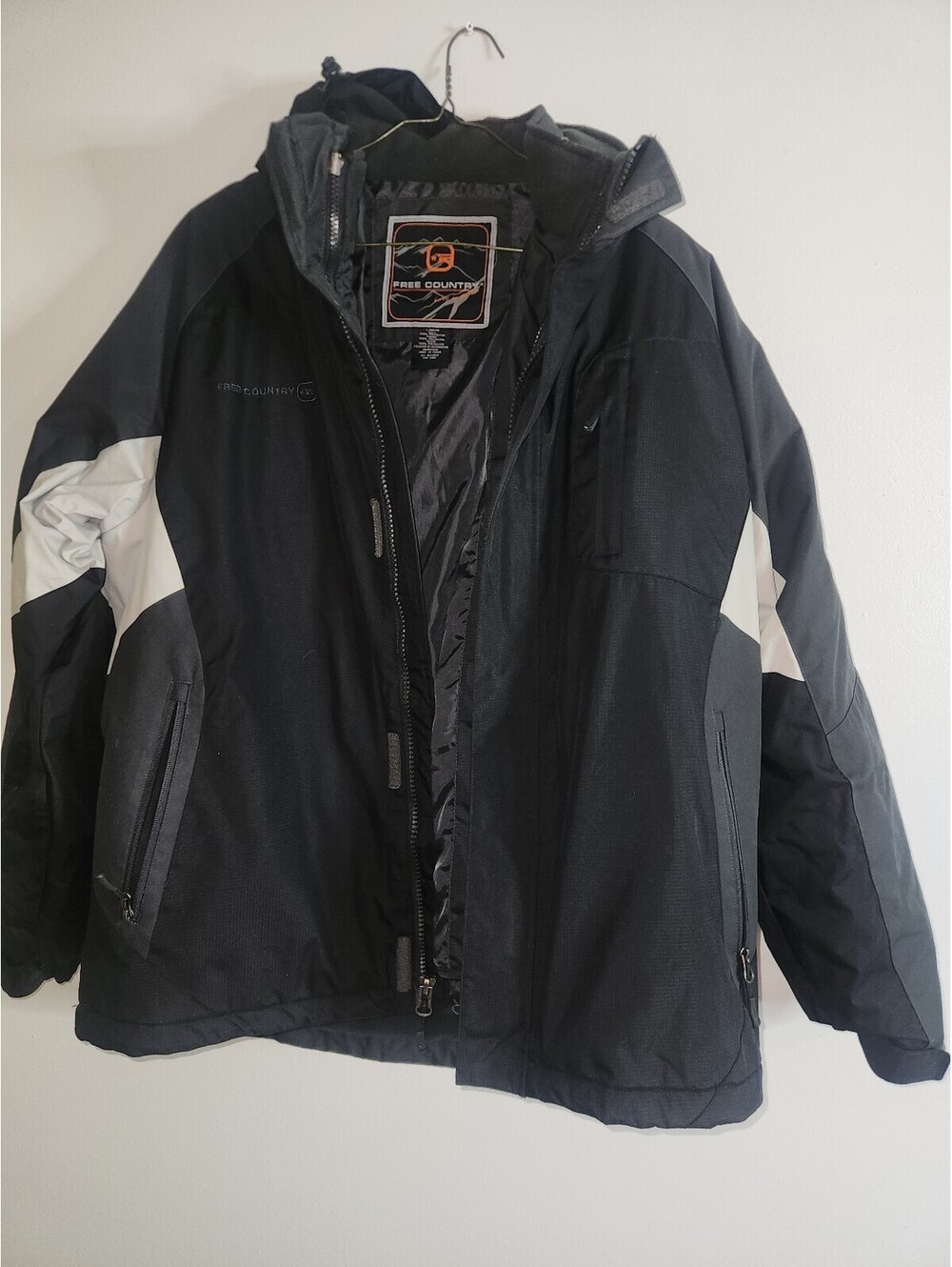 Free Country black hooded jacket